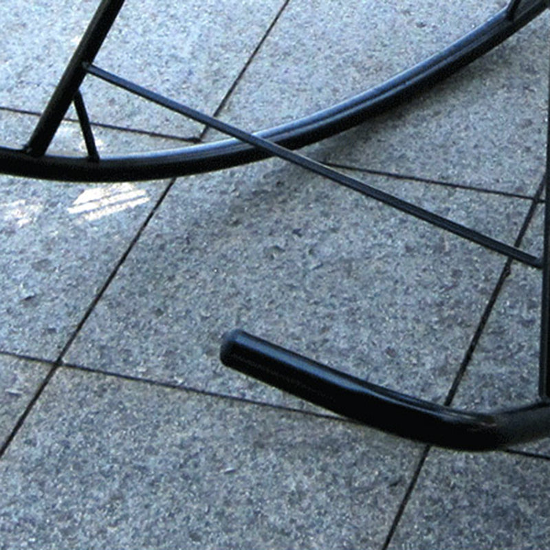 Chaise à bascule moderne Rocker résistant aux intempéries en osier en osier