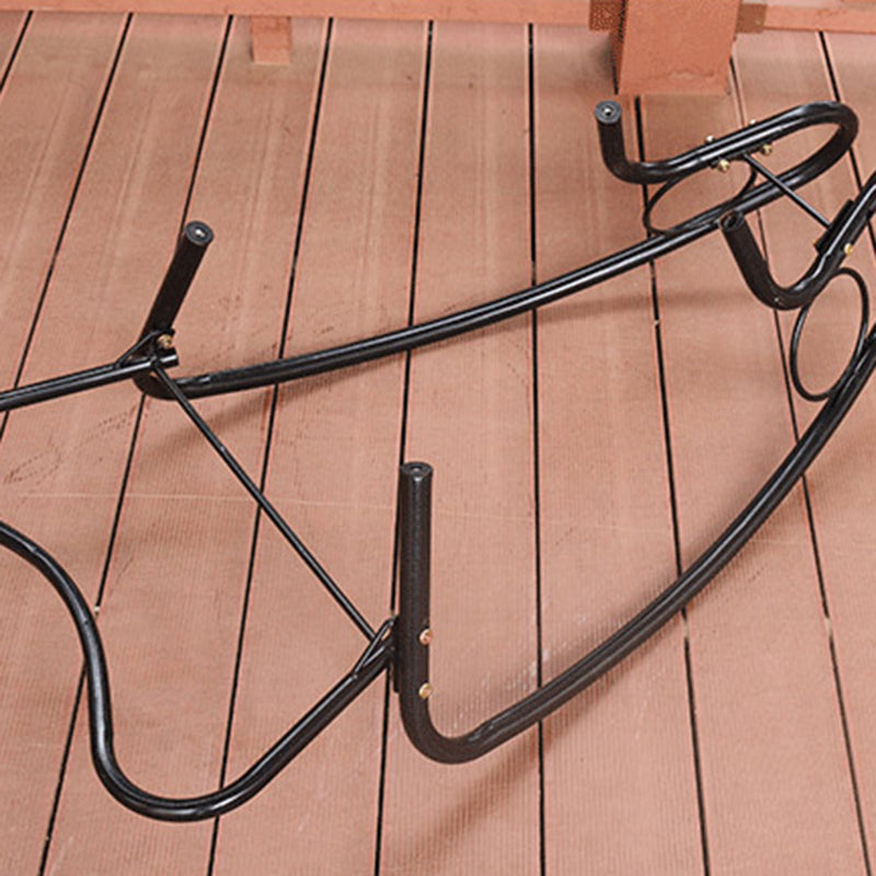 Chaise à bascule moderne Rocker résistant aux intempéries en osier en osier