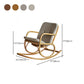 Modern Rocking Chair Wicker Removable Cushions Button-Tufted Rocker Clearhalo 'Chairs & Seating' 'furn' 'furn_rocking_chairs' 'Furniture' 'Living Room Furniture' 'Rocking Chairs' 'rocking_chairs' 6238869