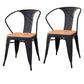 Modern Style Table Set 1/2/5/7 Pieces Dining Set for Outdoor 2 Brown Chairs Clearhalo 'Dining Room Sets' 'Dining Tables & Seating' 'dining_room_set' 'furn' 'furn_dining_room_set' 'Furniture' 'Kitchen & Dining Furniture' 6239363