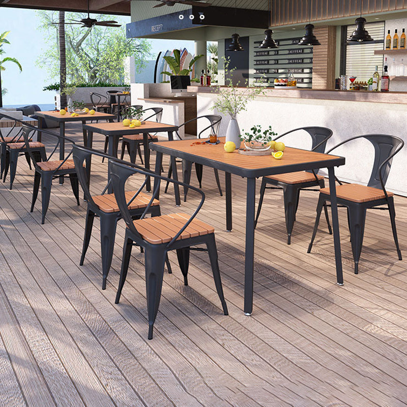 Modern Style Table Set 1/2/5/7 Pieces Dining Set for Outdoor Clearhalo 'Dining Room Sets' 'Dining Tables & Seating' 'dining_room_set' 'furn' 'furn_dining_room_set' 'Furniture' 'Kitchen & Dining Furniture' 6239365