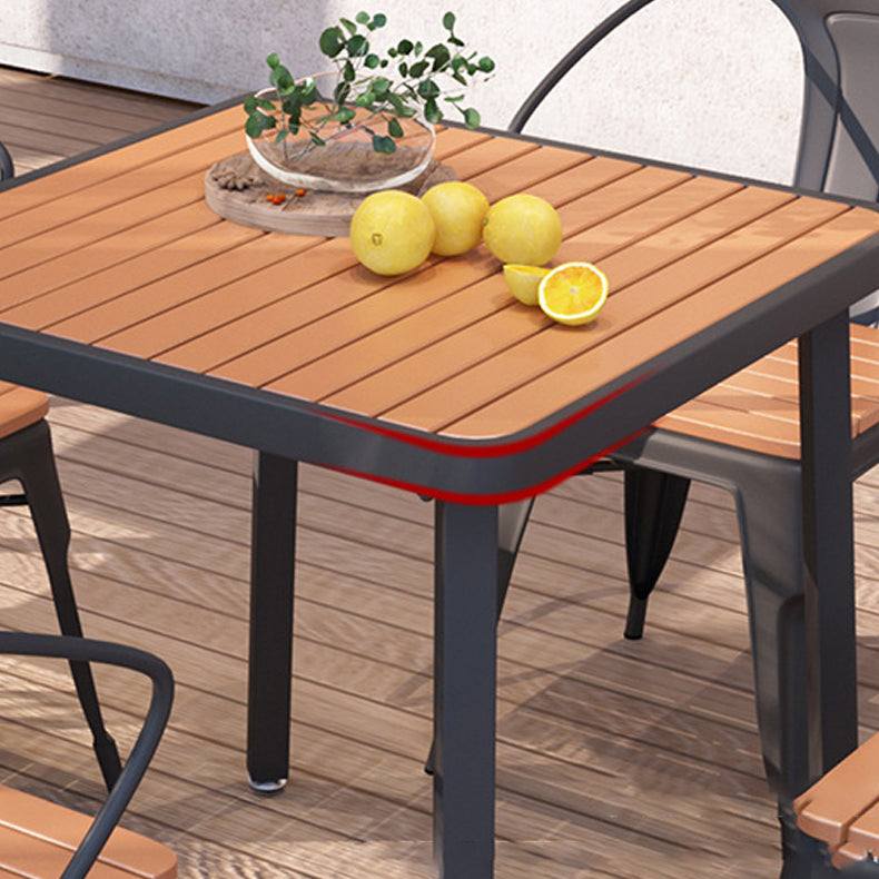 Modern Style Table Set 1/2/5/7 Pieces Dining Set for Outdoor Clearhalo 'Dining Room Sets' 'Dining Tables & Seating' 'dining_room_set' 'furn' 'furn_dining_room_set' 'Furniture' 'Kitchen & Dining Furniture' 6239368