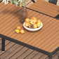 Modern Style Table Set 1/2/5/7 Pieces Dining Set for Outdoor Clearhalo 'Dining Room Sets' 'Dining Tables & Seating' 'dining_room_set' 'furn' 'furn_dining_room_set' 'Furniture' 'Kitchen & Dining Furniture' 6239369