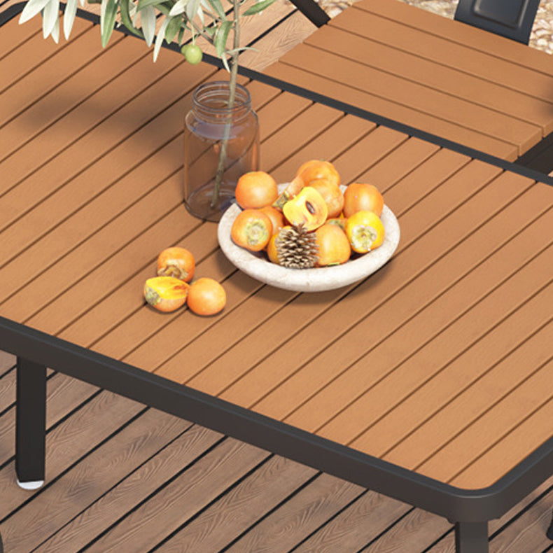Modern Style Table Set 1/2/5/7 Pieces Dining Set for Outdoor Clearhalo 'Dining Room Sets' 'Dining Tables & Seating' 'dining_room_set' 'furn' 'furn_dining_room_set' 'Furniture' 'Kitchen & Dining Furniture' 6239369
