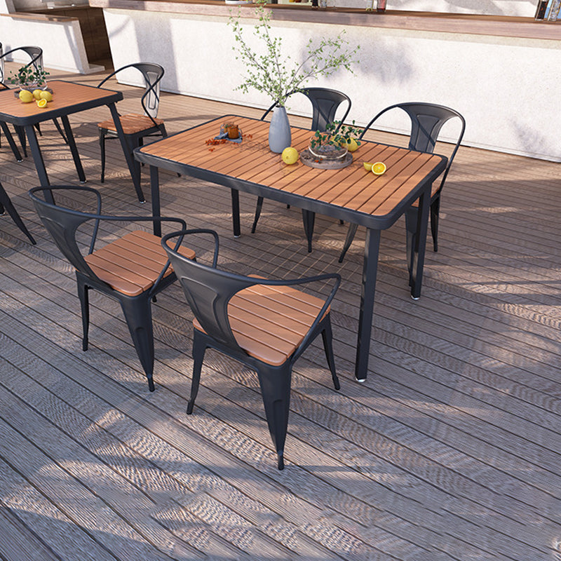 Modern Style Table Set 1/2/5/7 Pieces Dining Set for Outdoor Clearhalo 'Dining Room Sets' 'Dining Tables & Seating' 'dining_room_set' 'furn' 'furn_dining_room_set' 'Furniture' 'Kitchen & Dining Furniture' 6239371