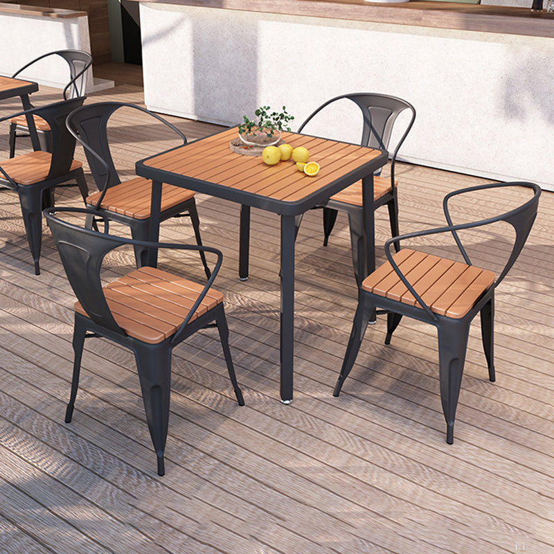 Modern Style Table Set 1/2/5/7 Pieces Dining Set for Outdoor Clearhalo 'Dining Room Sets' 'Dining Tables & Seating' 'dining_room_set' 'furn' 'furn_dining_room_set' 'Furniture' 'Kitchen & Dining Furniture' 6239372