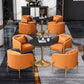 Modern Style Sintered Stone Dining Table Set White 1/2/4/5 Pieces Dining Set for Home Use Clearhalo 'Dining Room Sets' 'Dining Tables & Seating' 'dining_room_set' 'furn' 'furn_dining_room_set' 'Furniture' 'Kitchen & Dining Furniture' 6239380