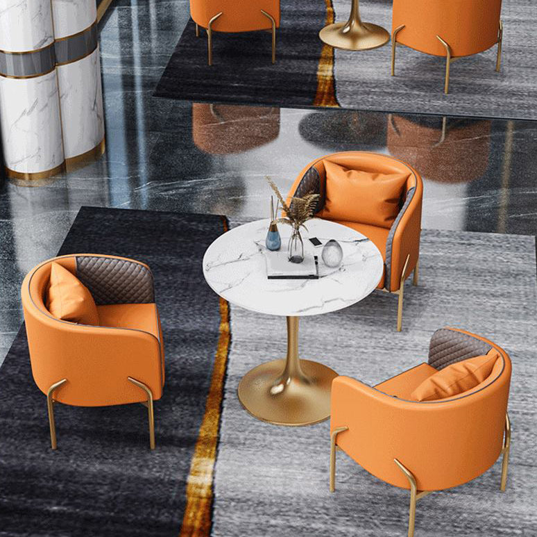 Modern Style Sintered Stone Dining Table Set White 1/2/4/5 Pieces Dining Set for Home Use 4 Pieces: Table, 3 Chairs Clearhalo 'Dining Room Sets' 'Dining Tables & Seating' 'dining_room_set' 'furn' 'furn_dining_room_set' 'Furniture' 'Kitchen & Dining Furniture' 6239381