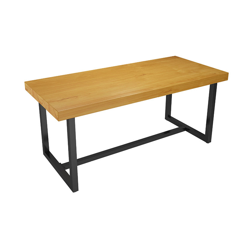 INDUSTRIAL 1/3/5 Piezas Juego de comedor Rectángulo Mesa de comedor de madera de pino para café