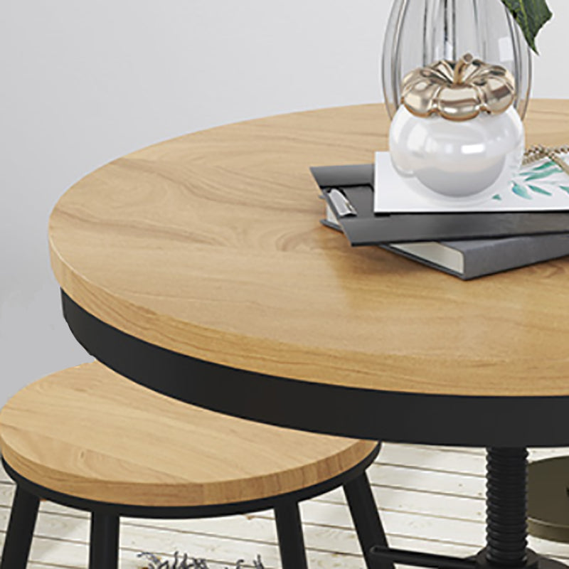 Modern 1/5 Pieces Dining Set Round Wood Dining Table Set for Dining Room