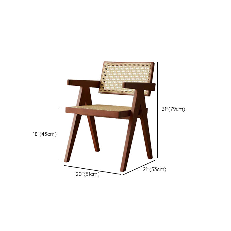 1/3/4/5 Pieces Rectangle Dining Set Solid Wood Dining Table with Wooden Chairs Clearhalo 'Dining Room Sets' 'Dining Tables & Seating' 'dining_room_set' 'furn' 'furn_dining_room_set' 'Furniture' 'Kitchen & Dining Furniture' 6239466