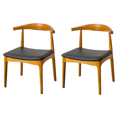 Juego de comedor rectangular de 1/2/5/7 piezas, mesa de comedor de madera maciza con sillas de cuero
