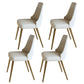 1/4/6/7/9-delige rechthoekige eetset Eettafel met gesinterd stenen blad en leren stoelen