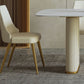 1/4/6/7/9-delige rechthoekige eetset Eettafel met gesinterd stenen blad en leren stoelen