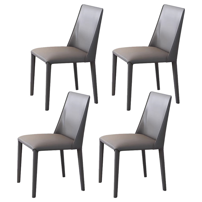 Sintered Stone Top Table Set 1/4/5/6 Pieces Designer Style Rectangle Dining Set 4 Grey Chairs Clearhalo 'Dining Room Sets' 'Dining Tables & Seating' 'dining_room_set' 'furn' 'furn_dining_room_set' 'Furniture' 'Kitchen & Dining Furniture' 6239642