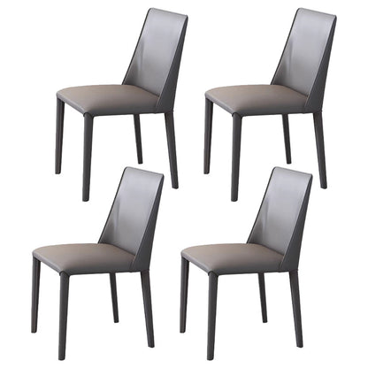 Sintered Stone Top Table Set 1/4/5/6 Pieces Designer Style Rectangle Dining Set 4 Grey Chairs Clearhalo 'Dining Room Sets' 'Dining Tables & Seating' 'dining_room_set' 'furn' 'furn_dining_room_set' 'Furniture' 'Kitchen & Dining Furniture' 6239642