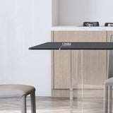 Sintered Stone Top Table Set 1/4/5/6 Pieces Designer Style Rectangle Dining Set Clearhalo 'Dining Room Sets' 'Dining Tables & Seating' 'dining_room_set' 'furn' 'furn_dining_room_set' 'Furniture' 'Kitchen & Dining Furniture' 6239649