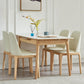 Set da pranzo rettangolare allungabile da 1/2/5/6/7 pezzi Set da tavolo in legno con piano in pietra sinterizzata