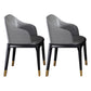 Designer Style Rectangle Dining Set 1/2/5/7 Pieces Sintered Stone Top Wooden Table Set 2 Black Chairs Clearhalo 'Dining Room Sets' 'Dining Tables & Seating' 'dining_room_set' 'furn' 'furn_dining_room_set' 'Furniture' 'Kitchen & Dining Furniture' 6239694