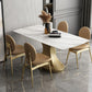 Designer Style 1/4/5/6/7 Pieces Rectangle Dining Set Sintered Stone Top Dinette Table Set