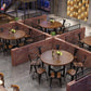 1/2/4/9 Pieces Modern Dining Set Solid Wood Round Table with Wooden Chairs Clearhalo 'Dining Room Sets' 'Dining Tables & Seating' 'dining_room_set' 'furn' 'furn_dining_room_set' 'Furniture' 'Kitchen & Dining Furniture' 6239756