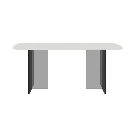 1/4/5 Pieces Modern Rectangle Dining Set Sintered Stone Top Dinette Table Set White 87"L x 39"W Clearhalo 'Dining Room Sets' 'Dining Tables & Seating' 'dining_room_set' 'furn' 'furn_dining_room_set' 'Furniture' 'Kitchen & Dining Furniture' 6239771