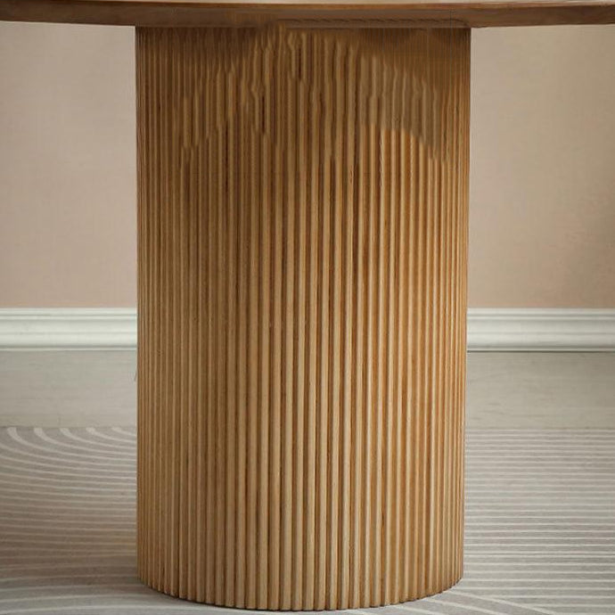 1/2/3/4 piezas Juego de comedor moderno Mesa redonda de madera maciza con sillas de plástico