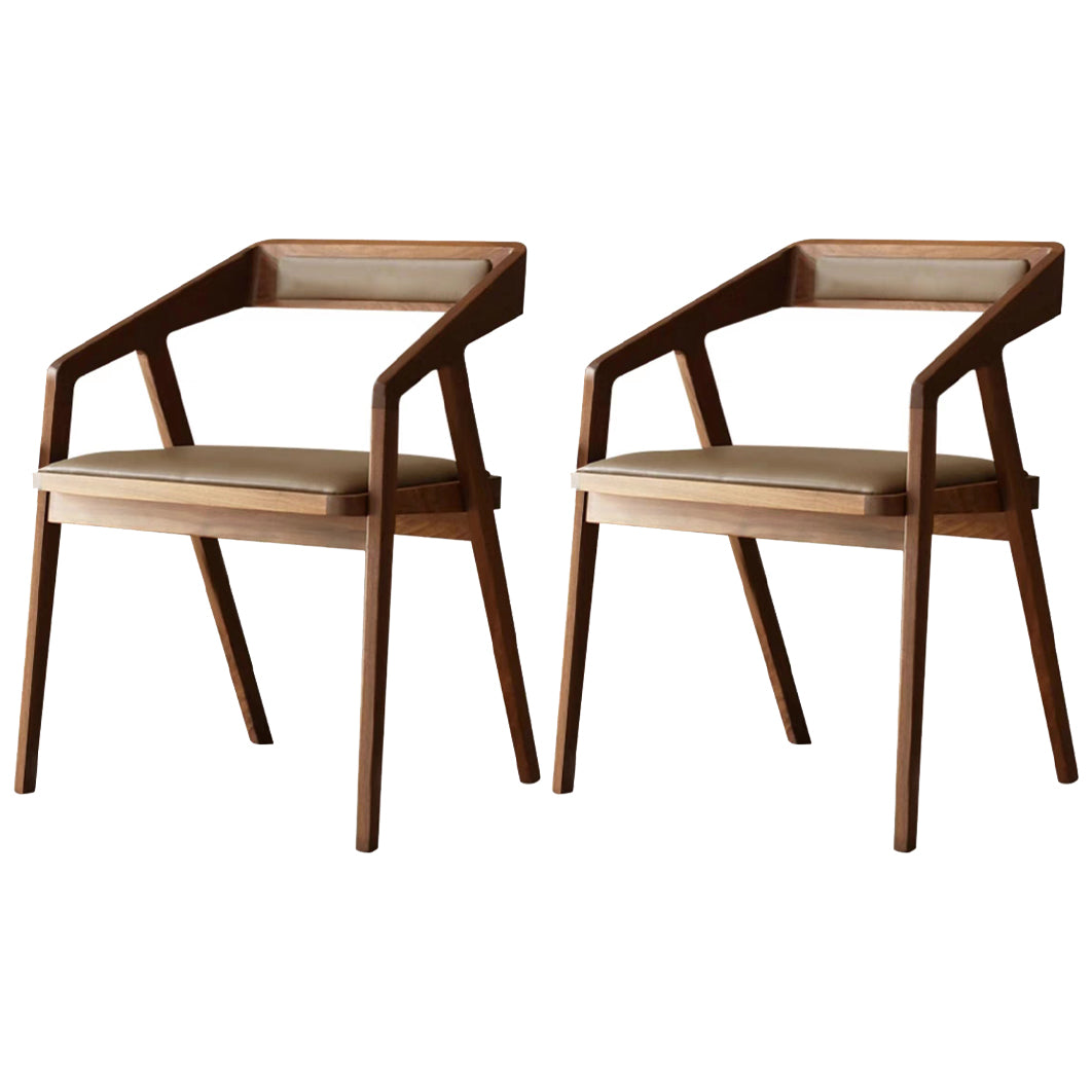 1/2/3/5 Pieces Rectangle Dining Set Solid Wood Dining Table with Wooden Chairs 2 Light Brown Chairs Clearhalo 'Dining Room Sets' 'Dining Tables & Seating' 'dining_room_set' 'furn' 'furn_dining_room_set' 'Furniture' 'Kitchen & Dining Furniture' 6239809