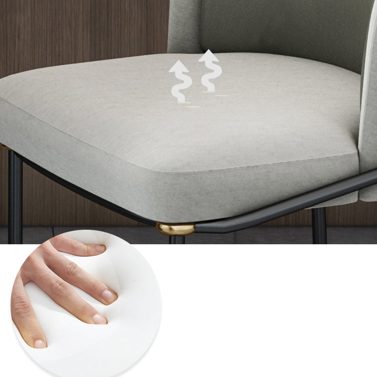 Contemporary Stone Dining Set 1/4/5 Pieces Round Dining Table Set with Padded Chairs Clearhalo 'Dining Room Sets' 'Dining Tables & Seating' 'dining_room_set' 'furn' 'furn_dining_room_set' 'Furniture' 'Kitchen & Dining Furniture' 6239869