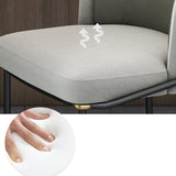 コンテンポラリーストーンダイニングセット1/4/5ピースパッド付き椅子付きの丸いダイニングテーブルセット