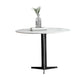 White Stone Dining Set for Home 1/4/5 Pieces Modern Round Table Set Clearhalo 'Dining Room Sets' 'Dining Tables & Seating' 'dining_room_set' 'furn' 'furn_dining_room_set' 'Furniture' 'Kitchen & Dining Furniture' 6239882