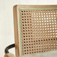 Modern Dining Set 1/7 Pcs Glass Base Dining Table with Solid Wood Arm Chairs