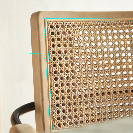 モダンなダイニングセット1/7 PCSガラスベースダイニングテーブルは、堅い木材の椅子付き