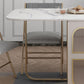 Modernes Esszimmer-Set, 1/3/5-teiliger Klapptisch mit gepolsterten Esszimmerstühlen