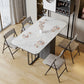 Modern Furniture Dining Set 1/3/5 Pcs Folding Table with Dining Upholstered Chairs Dining Room Sets 4 Piece Set Clearhalo 'Dining Room Sets' 'Dining Tables & Seating' 'dining_room_set' 'furn' 'furn_dining_room_set' 'Furniture' 'Kitchen & Dining Furniture' 6239979