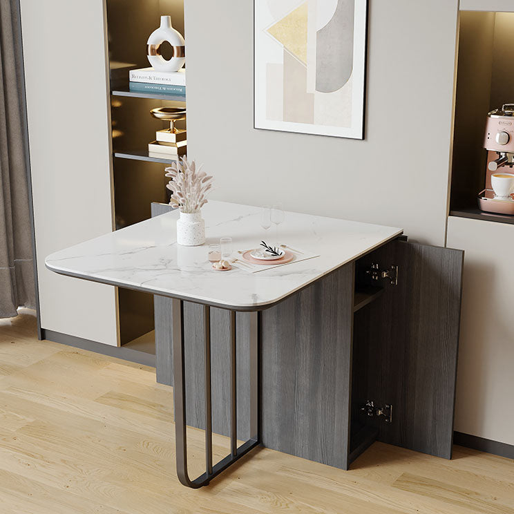 Modern Furniture Dining Set 1/3/5 Pcs Folding Table with Dining Upholstered Chairs Clearhalo 'Dining Room Sets' 'Dining Tables & Seating' 'dining_room_set' 'furn' 'furn_dining_room_set' 'Furniture' 'Kitchen & Dining Furniture' 6239981