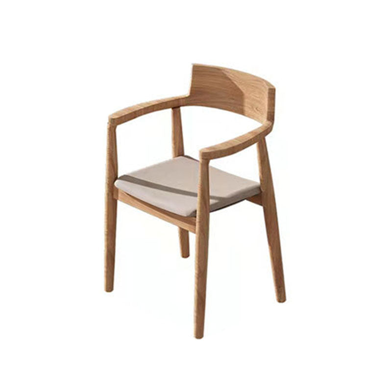 Natural Finish Massivholz Essset 1/7 Stücke Modernes Esseet Set mit Holzstühlen