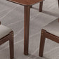 Traditional Dining Table Set 1/2/5/7 Pcs Solid Wood Dining Table and Cow Horn Chairs Clearhalo 'Dining Room Sets' 'Dining Tables & Seating' 'dining_room_set' 'furn' 'furn_dining_room_set' 'Furniture' 'Kitchen & Dining Furniture' 6240022