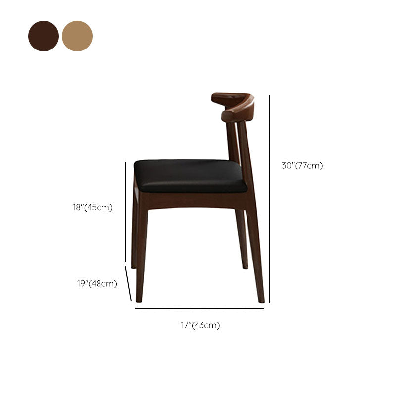 Traditional Dining Table Set 1/2/5/7 Pcs Solid Wood Dining Table and Cow Horn Chairs Clearhalo 'Dining Room Sets' 'Dining Tables & Seating' 'dining_room_set' 'furn' 'furn_dining_room_set' 'Furniture' 'Kitchen & Dining Furniture' 6240031
