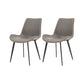 Ensemble de salle à manger moderne en métal avec chaises à dossier solide, ensemble de dinette 1/2/4/5/7 pièces