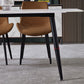 Ensemble de salle à manger moderne en métal avec chaises à dossier solide, ensemble de dinette 1/2/4/5/7 pièces