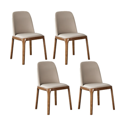 Table à manger ronde Ensemble 1/4/5/7 PCS Table à manger en bois massif et chaises arrière solides