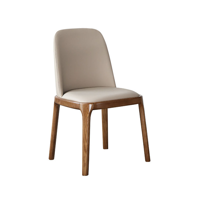 Table à manger ronde Ensemble 1/4/5/7 PCS Table à manger en bois massif et chaises arrière solides