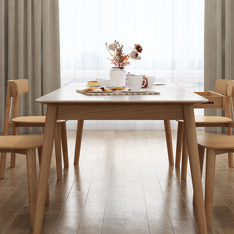 ホーム用のホワイトストーントップダイニングセット1/2/5ピースモダンディネットセット