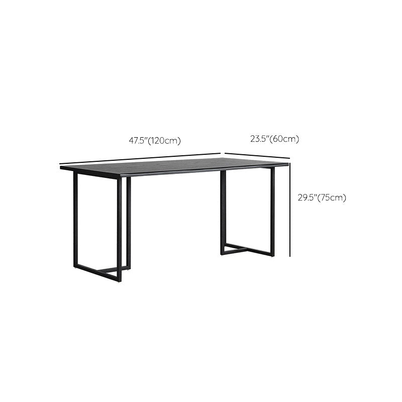Ensemble de salle à manger moderne 1/2 pièces, Table à manger rectangulaire en bois pour salon
