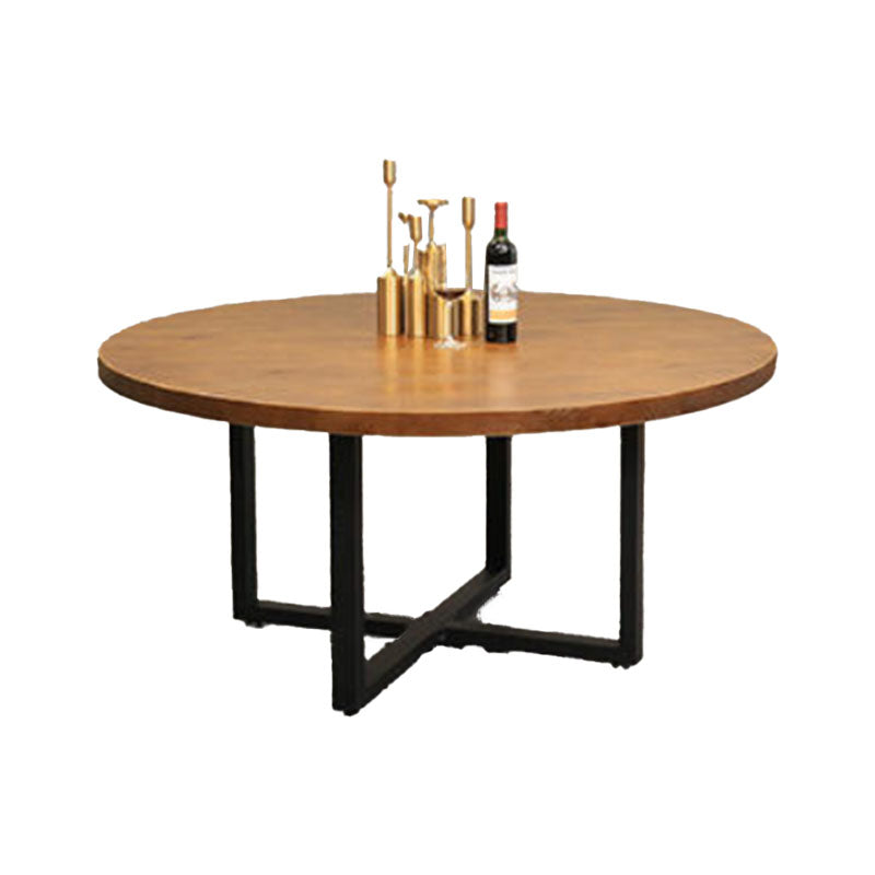 Moderne 1/5/7-delige eetset ronde grenenhouten eettafel voor eetkamer keuken