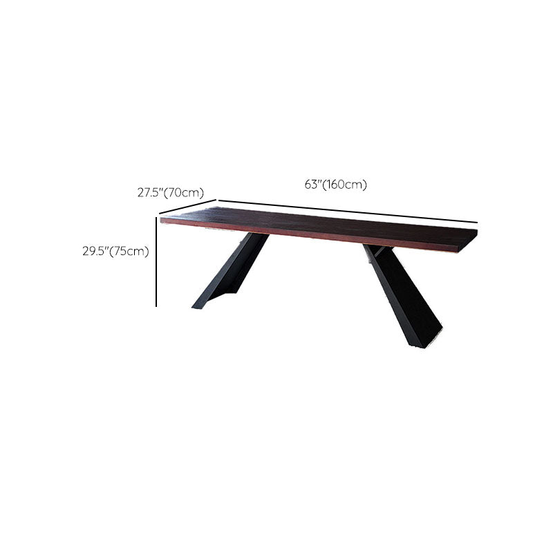 Ensemble de salle à manger moderne 1/5 pièces, Table à manger rectangulaire en bois pour salle à manger
