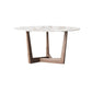 Round Dining Table Set 1/4/5/7 Pcs Solid Wood Frame Dining Table and Chairs Clearhalo 'Dining Room Sets' 'Dining Tables & Seating' 'dining_room_set' 'furn' 'furn_dining_room_set' 'Furniture' 'Kitchen & Dining Furniture' 6240302