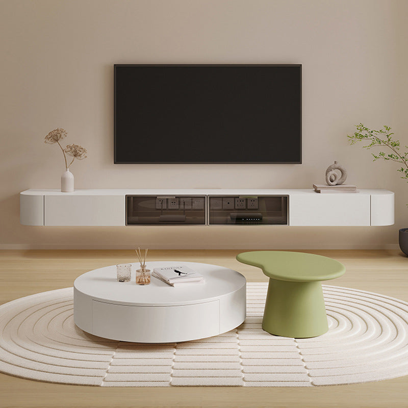 Contemporary TV Console Faux Wood TV Media Stand with Drawers Clearhalo 'furn' 'furn_tv_stands_entertainment_centers' 'Furniture' 'Living Room Furniture' 'TV Stands & Entertainment Centers' 'TV Stands & Media Storage Furniture' 'tv_stands_entertainment_centers' 6240395