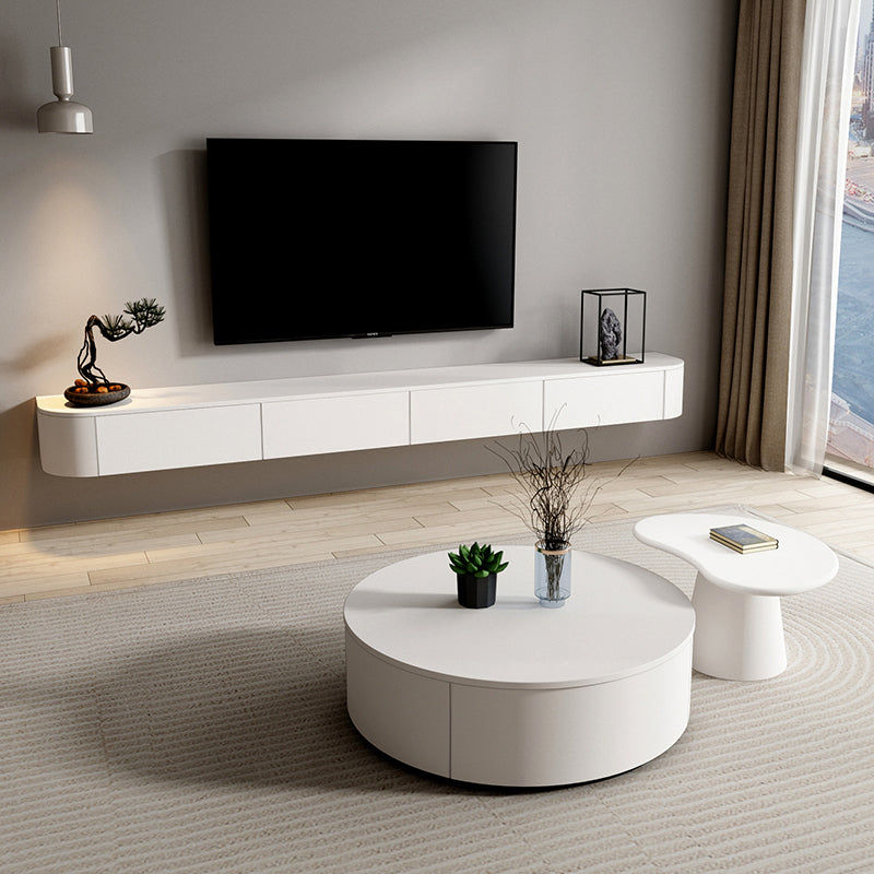 Contemporary TV Console Faux Wood TV Media Stand with Drawers Clearhalo 'furn' 'furn_tv_stands_entertainment_centers' 'Furniture' 'Living Room Furniture' 'TV Stands & Entertainment Centers' 'TV Stands & Media Storage Furniture' 'tv_stands_entertainment_centers' 6240405
